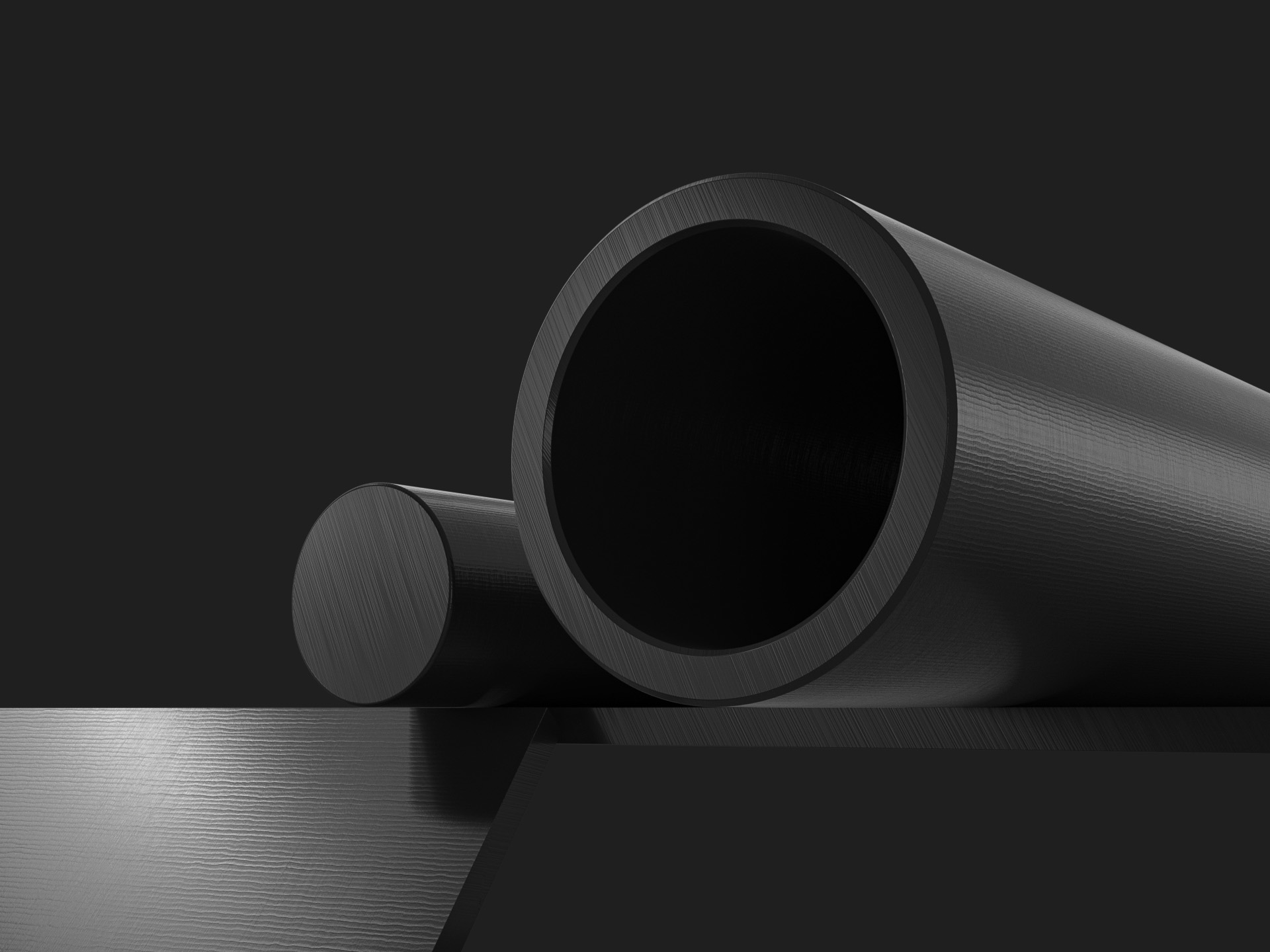 TIVAR-1000 UHMW PE Black Plastic Stock Shapes
